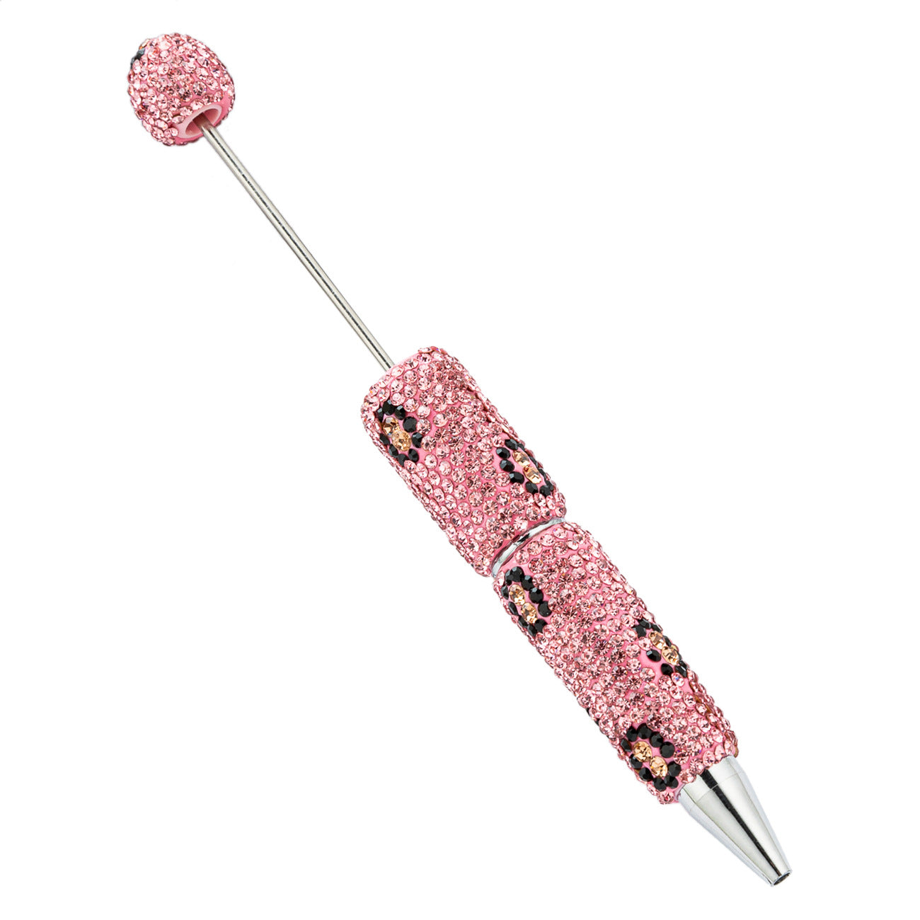 Wholesale Leopard Print Beadable Diamond Pens
