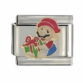 Wholesale  Italian Charm Starter Bracelets DIY square Single Section Creative Stainless Steel Composable Bracelet
