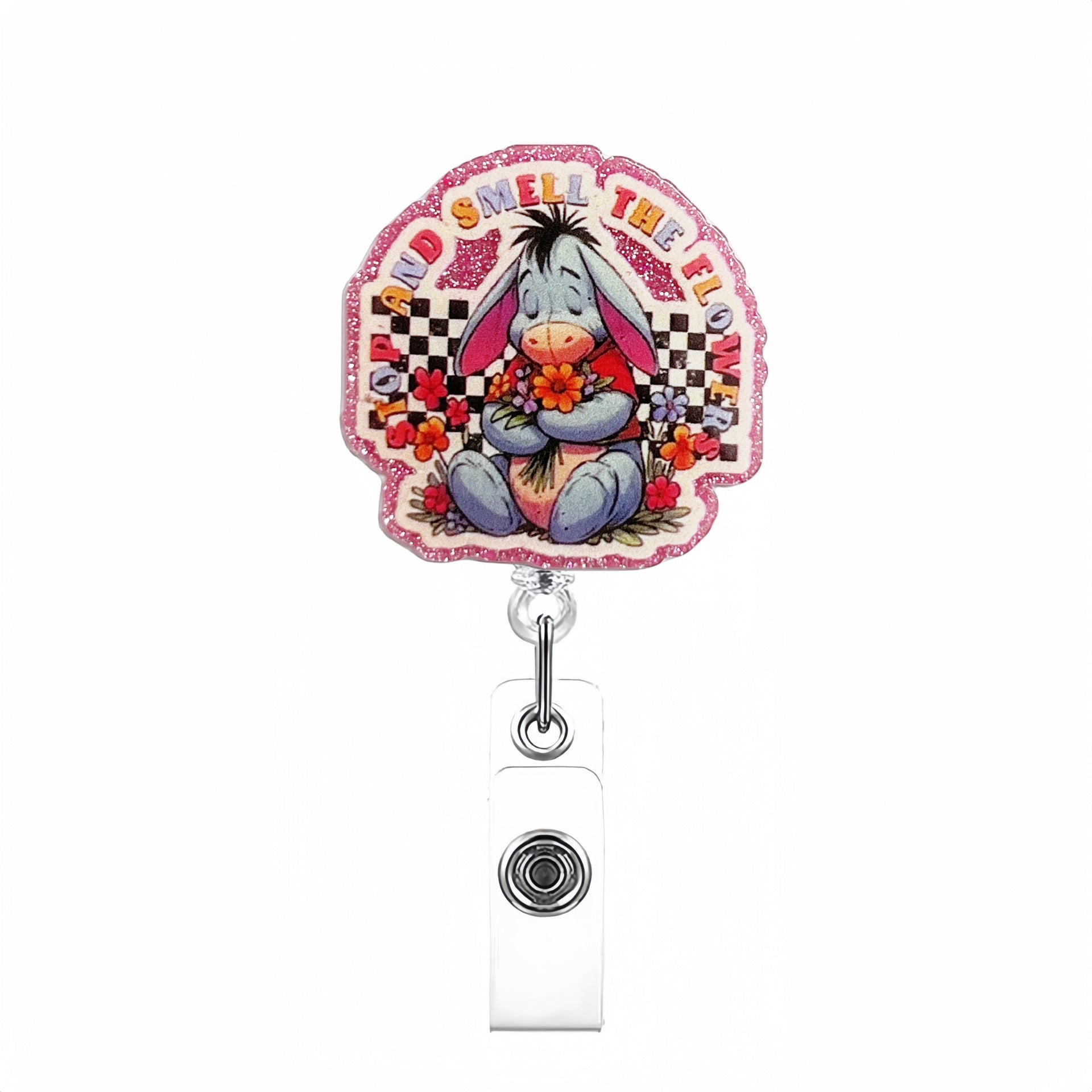 Wholesale Acrylic Animal Cat Goose Badge Reels Keychains