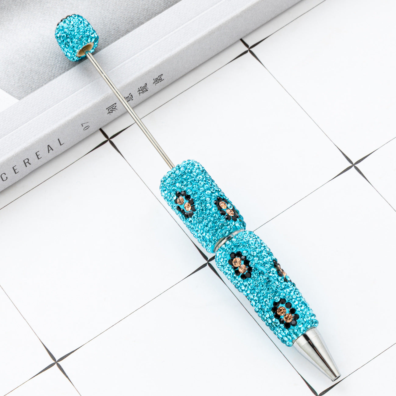 Wholesale Leopard Print Beadable Diamond Pens