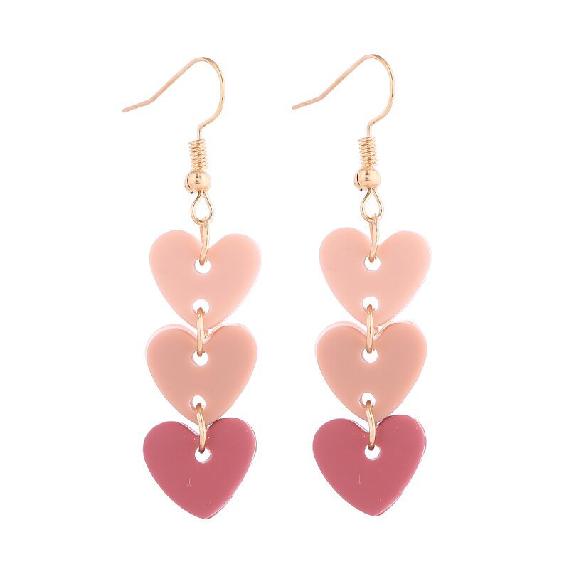 Wholesale Polymer Clay Valentine' s Day XO Heart Envelope Earrings