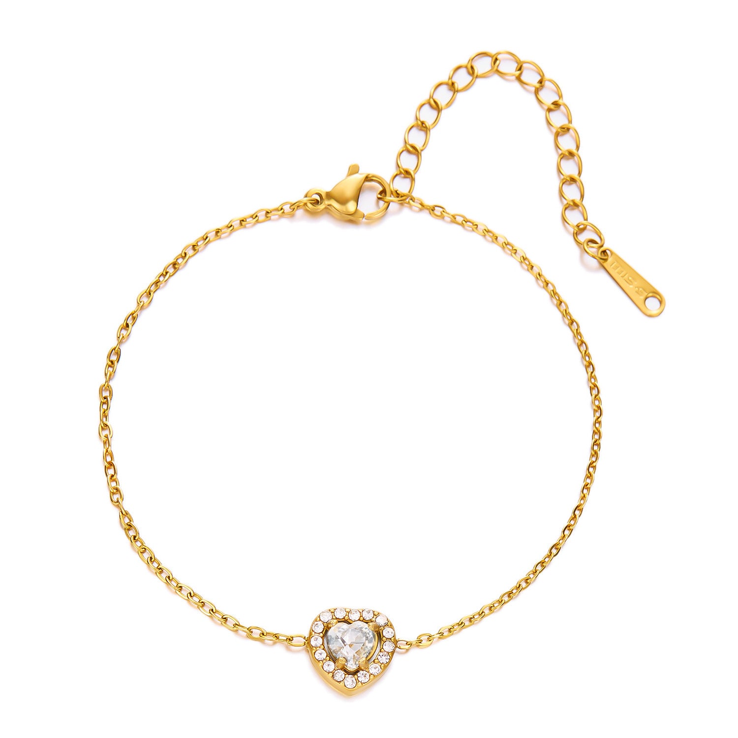 Wholesale Titanium Steel Flower Geometric Necklace