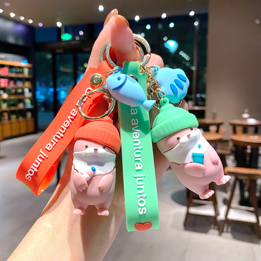 Wholesale Cartoon Cute Polar Bear Keychains ACC-KC-Gongz014