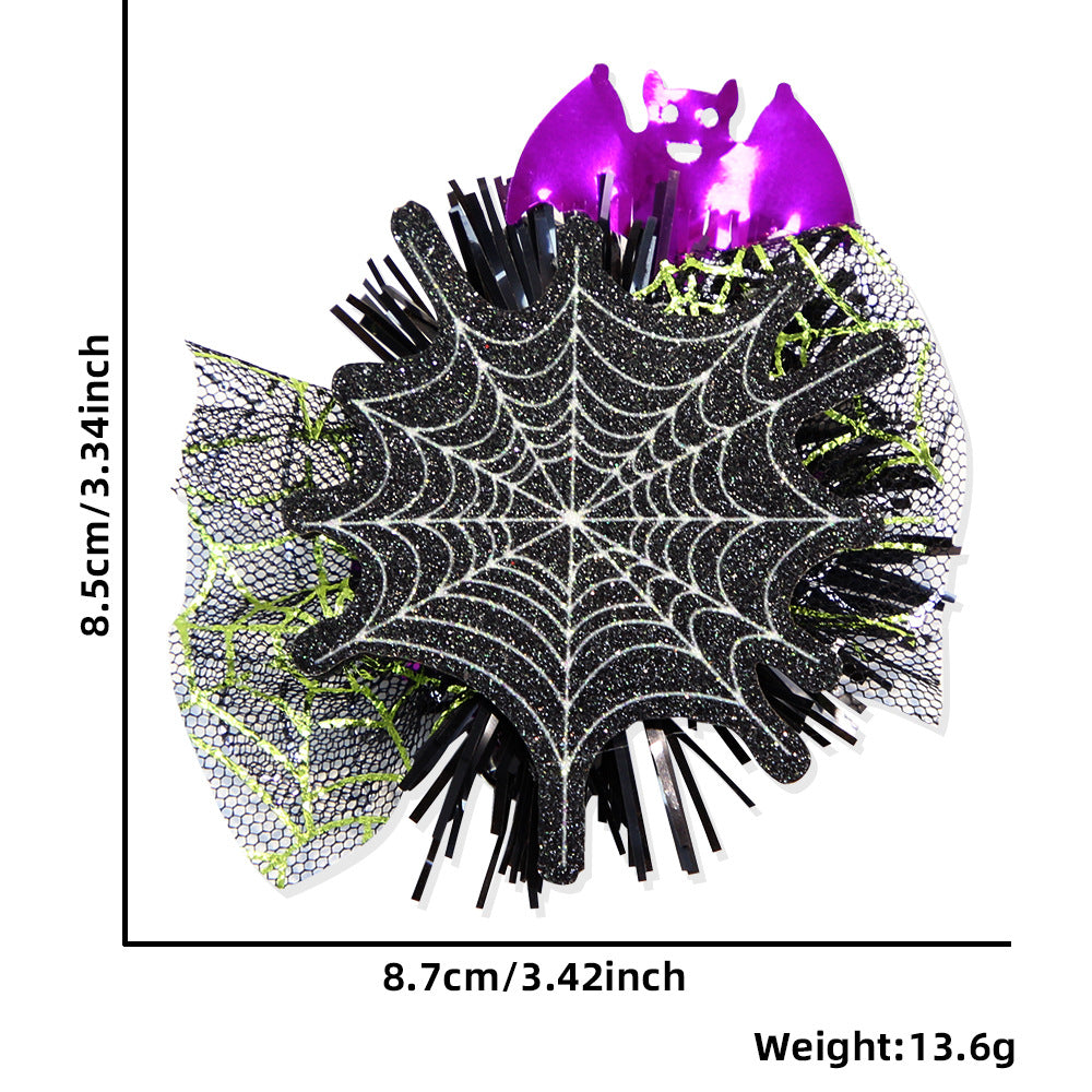 Wholesale Halloween Ghost Skull Glitter Badge Reels Keychains ACC-KC-ZhouHao001