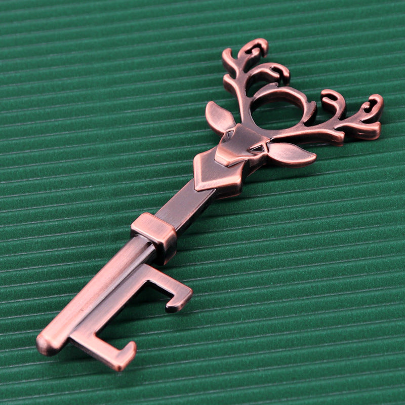 Wholesale Nautical Rudder Bottle Opener Alloy Keychain