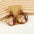 Wholesale Sports Sunflower Flower Baseball Bow Leather Wooden  Earrings
