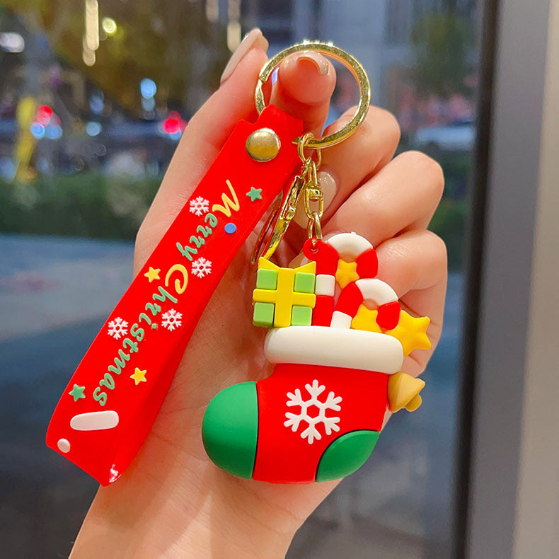 Wholesale Christmas  Doll Pendant Keychains