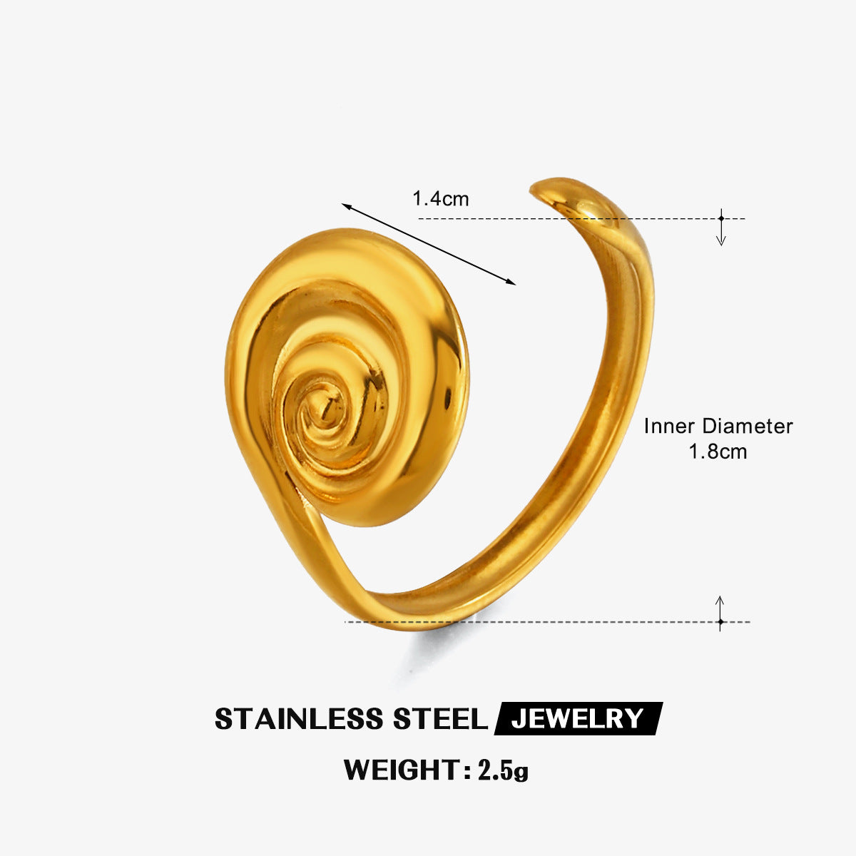 Wholesale Stainless Steel Rotating Pattern Thread Ring,  Fashion Jewelry Accessory for Resale