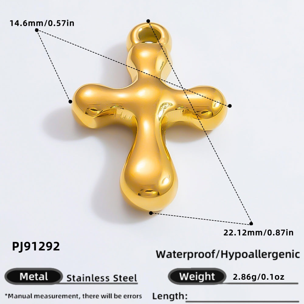 Wholesale Stainless Steel Cross Handmade  Charms