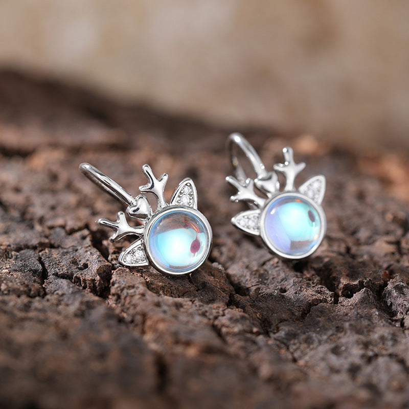 Wholesale able reindeer Christmas-themed earrings