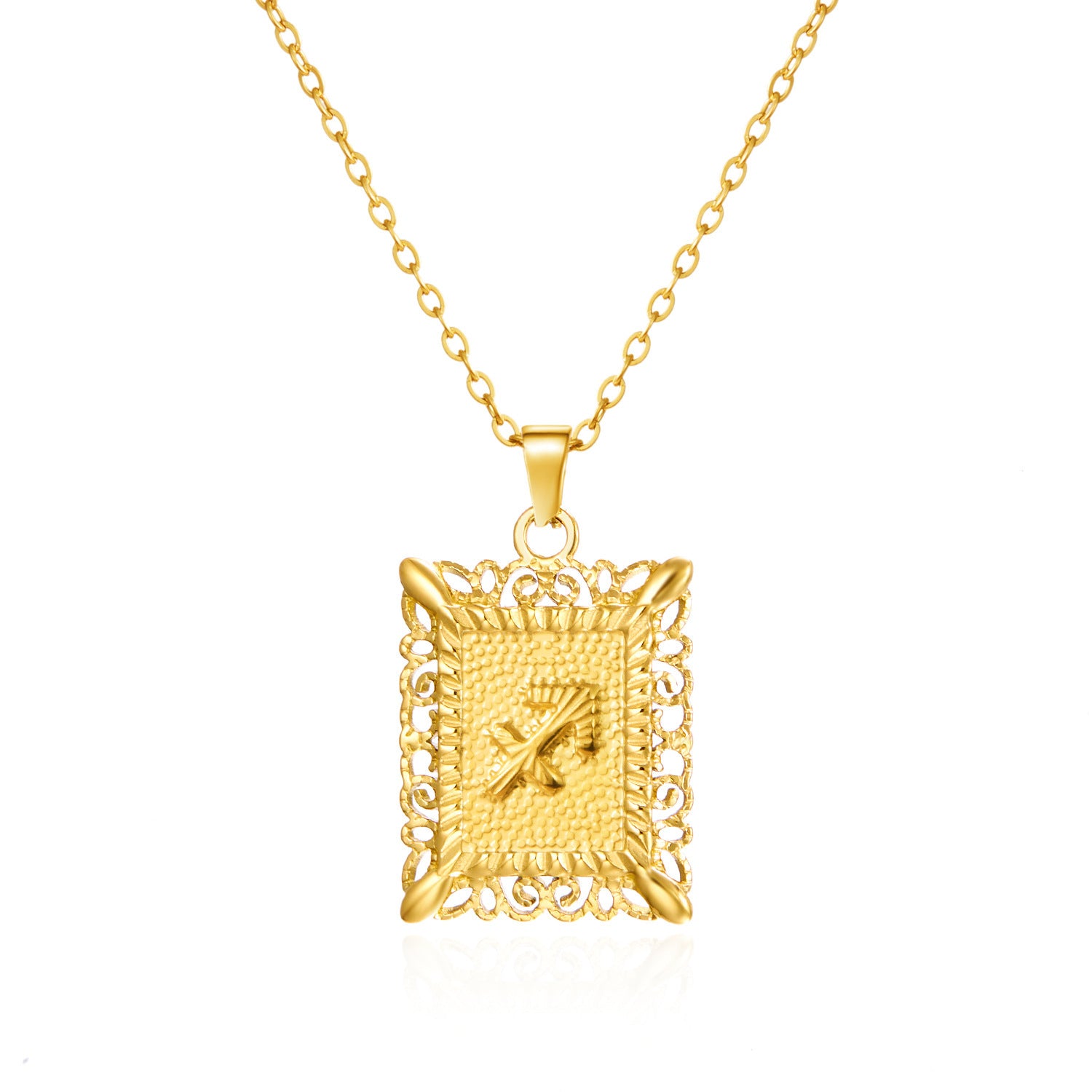 Wholesale Stainless steel twelve constellations necklace