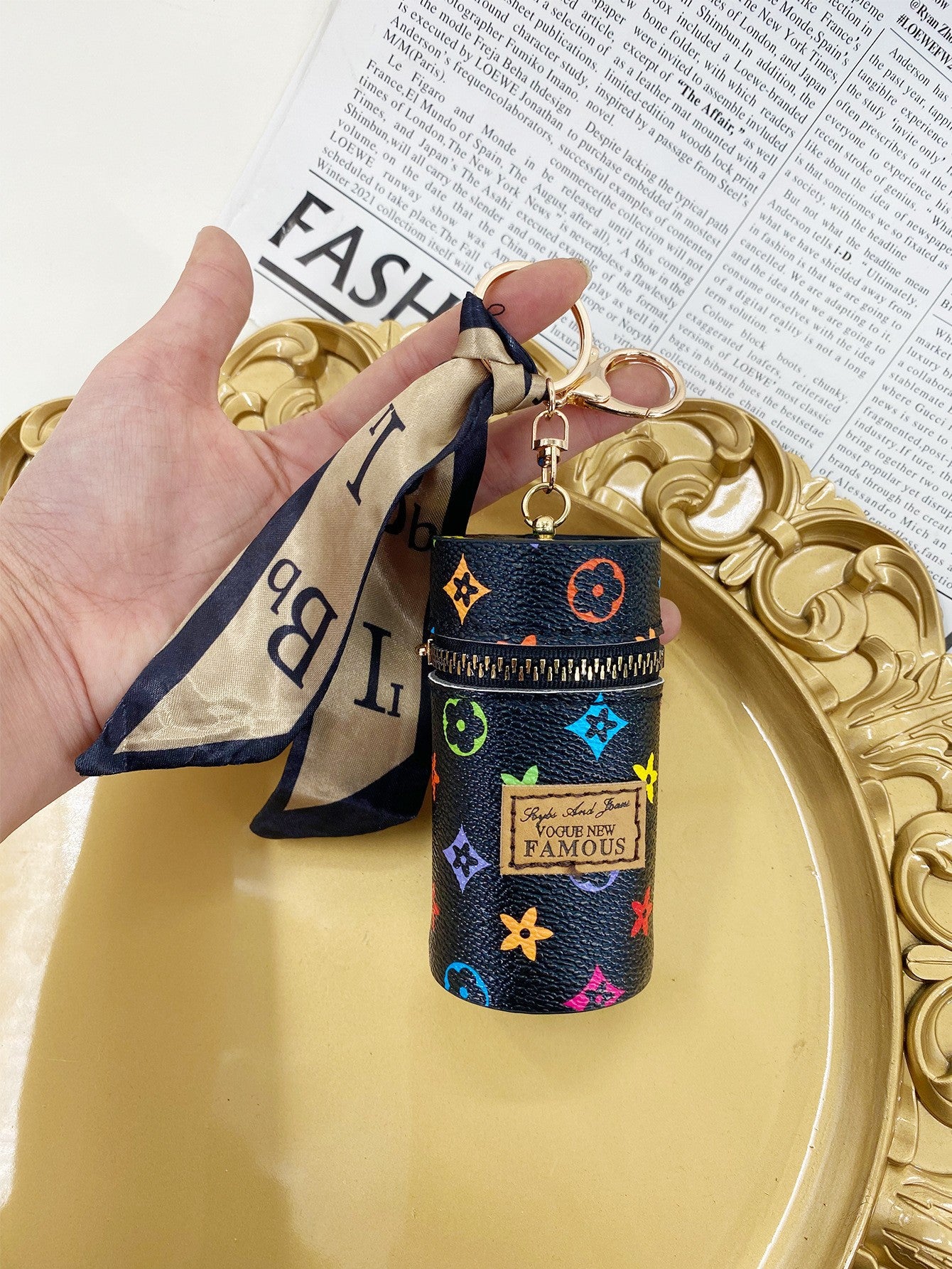 Wholesale Bucket Bag Wallet Keychain ACC-KC-ShiL001