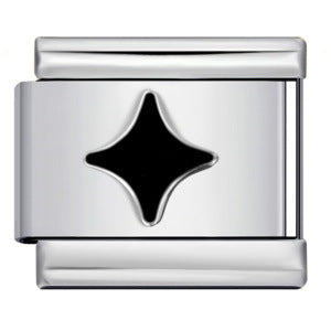 Wholesale 9mm Italian Charm Starter Bracelets DIY square Single Section Creative Stainless Steel Composable Bracelet