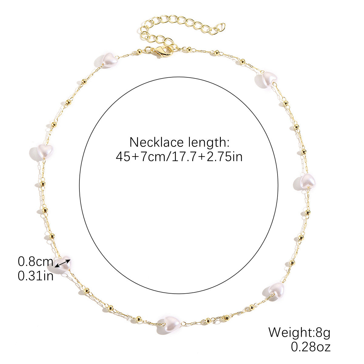 Wholesale  Fashionable Elegant Pearl Necklace Choker With Double-Layer Necklaces