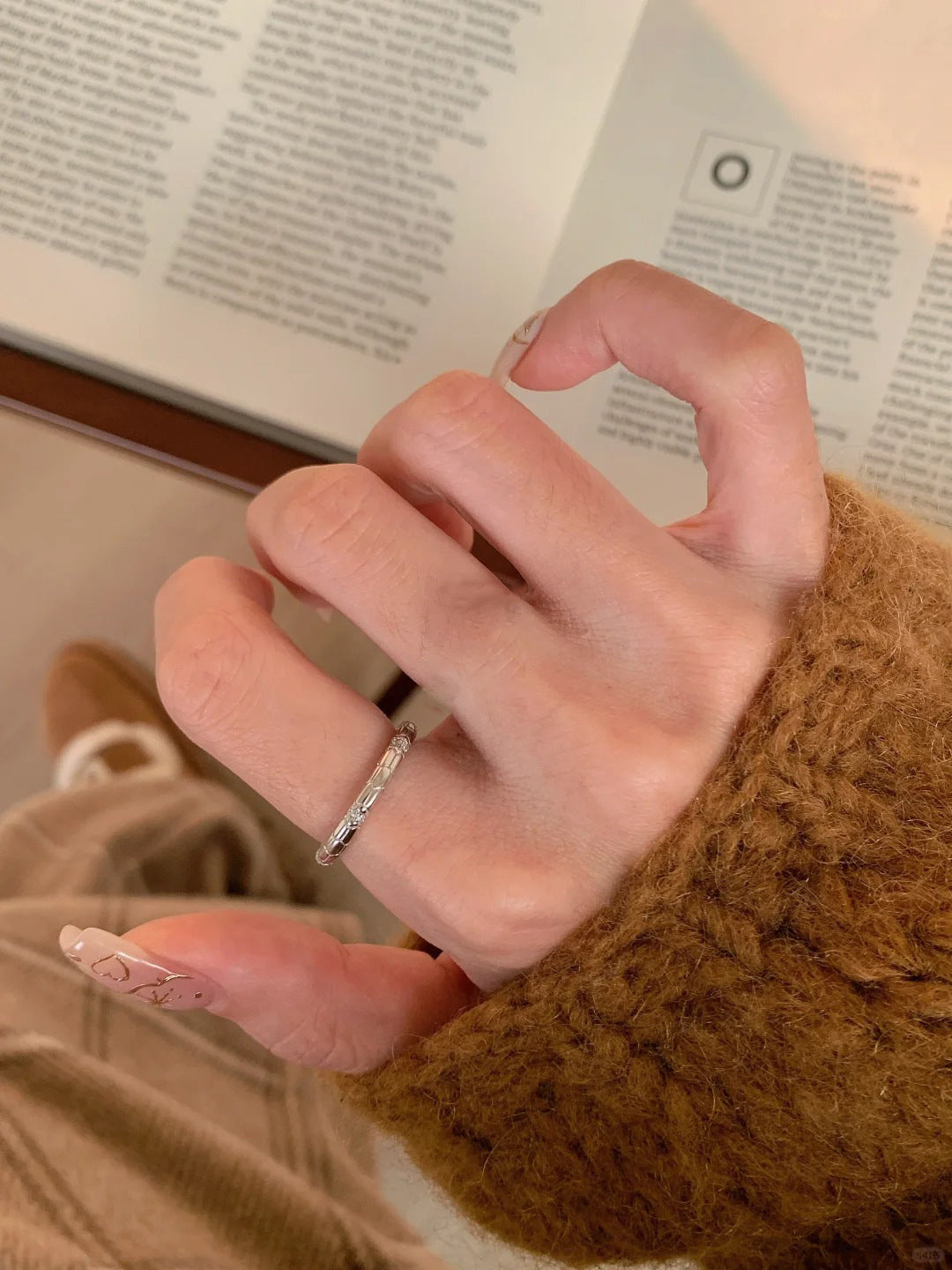 Wholesale Vigilante Oversized Diamond Stacking Ring