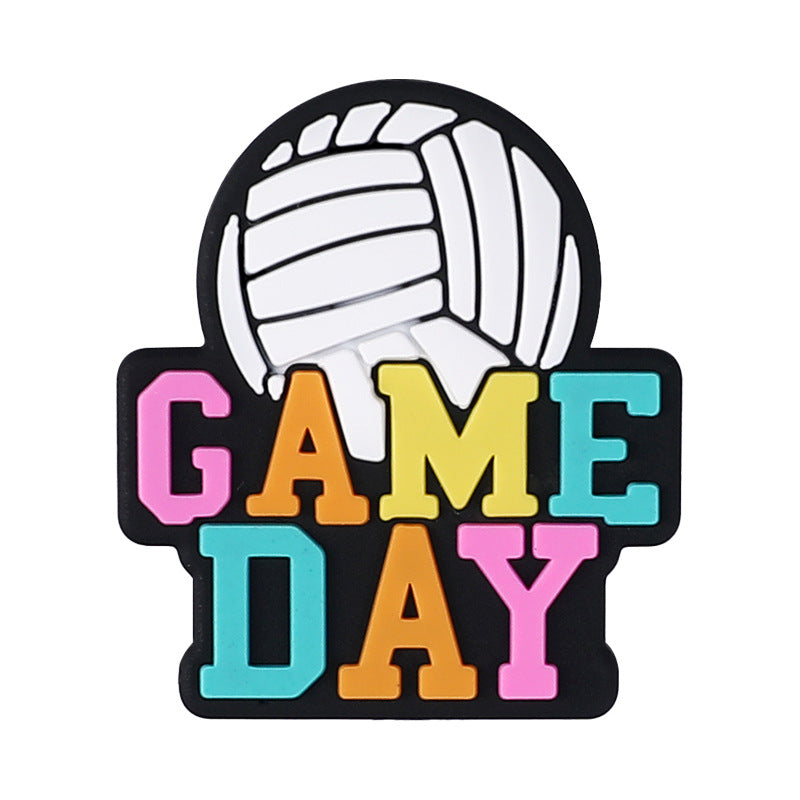 Wholesale 20pcs Cartoon Football Focal Beads DIY Bead Accessories ACC-BDS-RongFa063