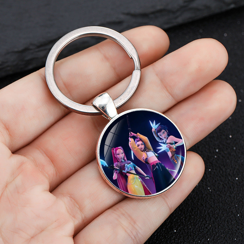 Wholesale kpop cartoon anime keychain
