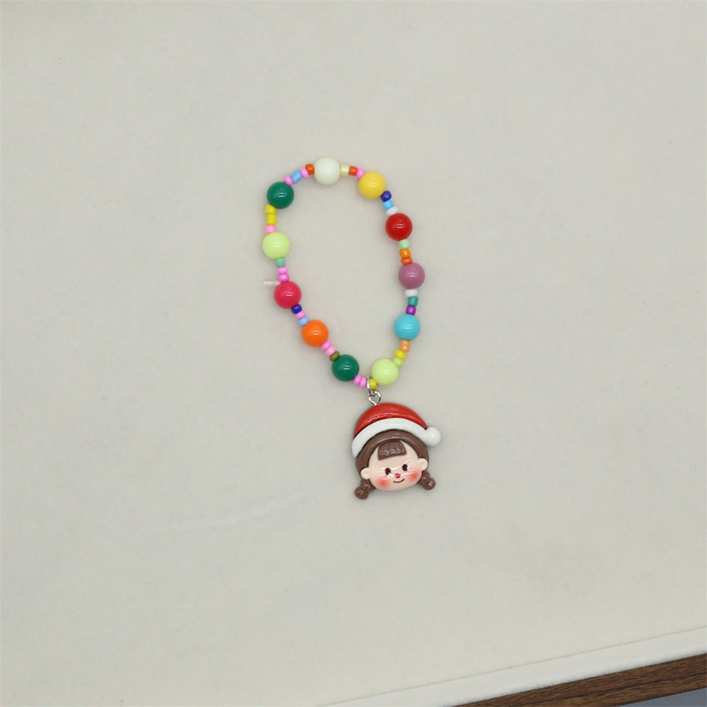 Wholesale Children's Colorful Graffiti Kindergarten Beaded Bracelet