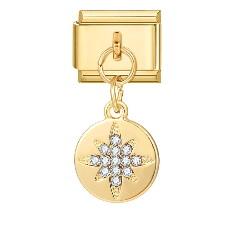 Wholesale 9mm Italian Charm Starter Bracelets DIY Pendant Style Stainless Steel Composable Bracelet