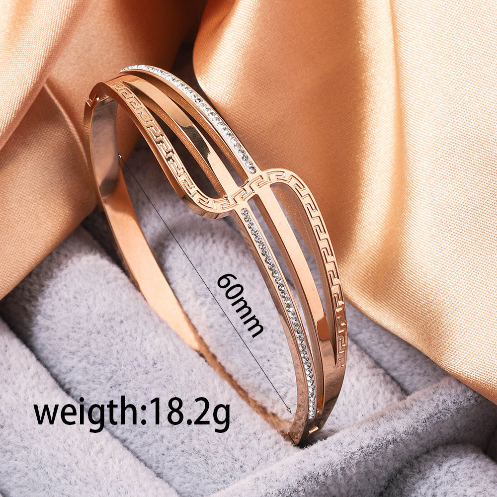 Wholesale Titanium Steel Bracelet Clasp Opening ACC-BT-Ruif004