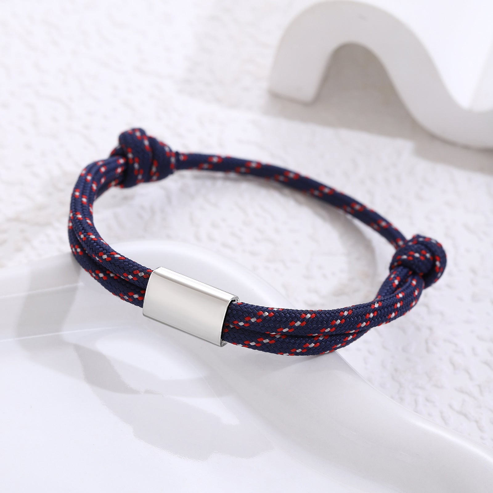 Bracelet en acier inoxydable à corde inoxydable à corde inoxydable