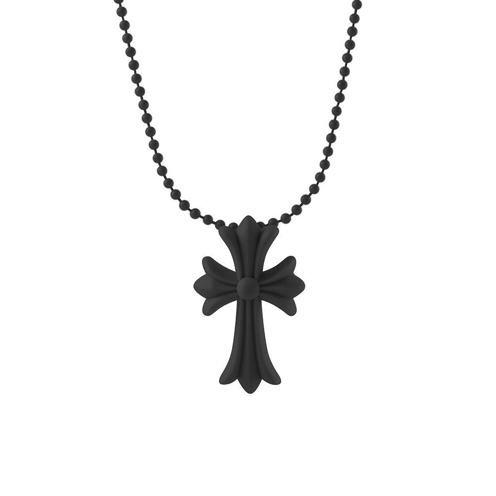 Wholesale  plastic colorful cross necklace
