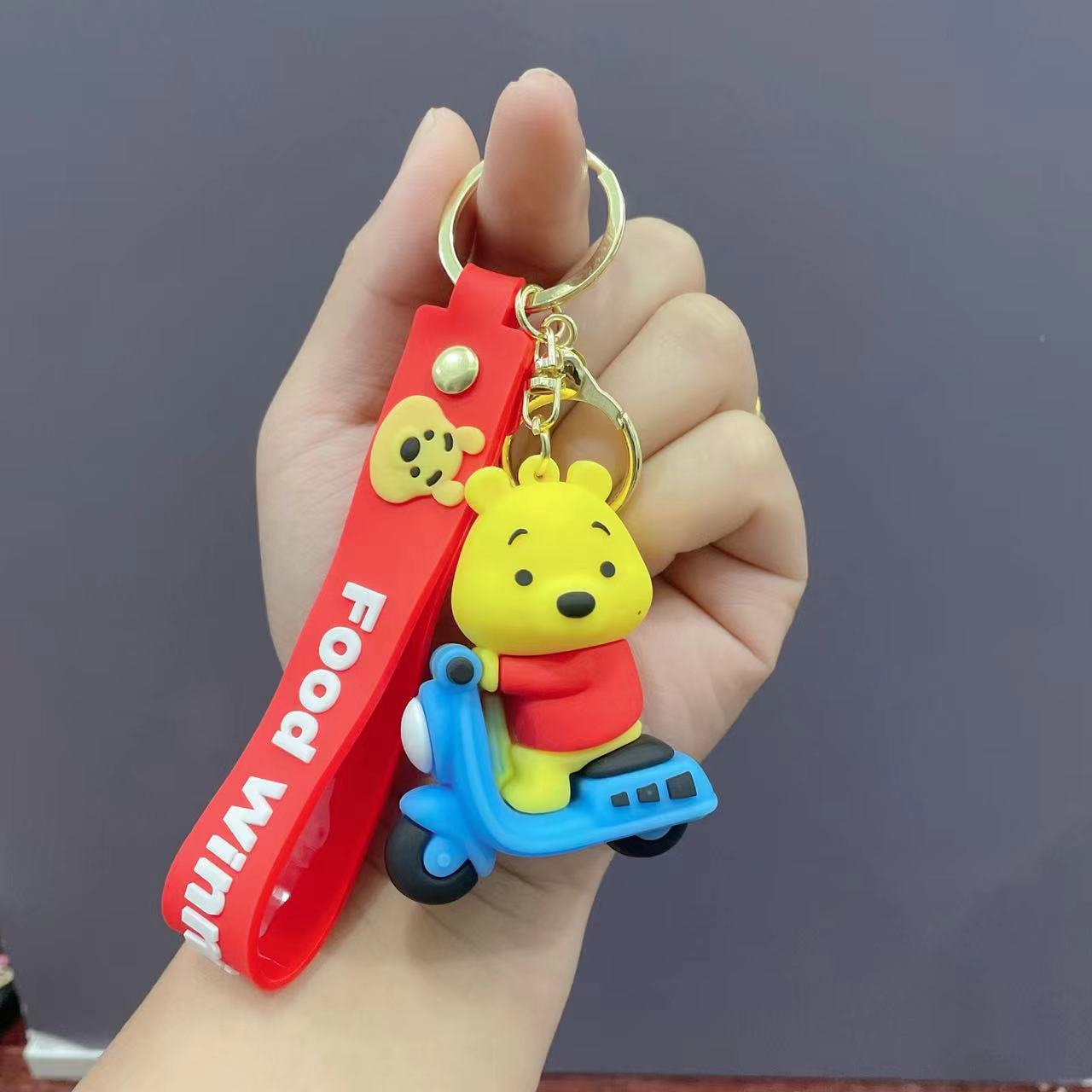 Wholesale Cartoon Cute Silicone Keychain ACCVIP-KC-Qichu004