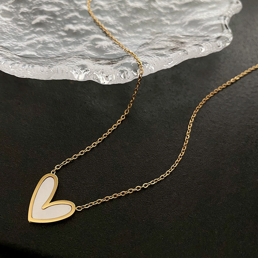 Wholesale Titanium Steel Necklace Rose Necklace ACC-NE-Yuxi016