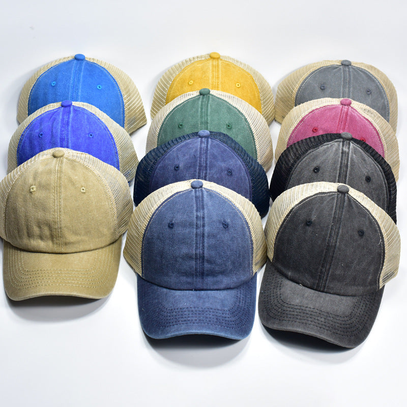 Wholesale Mesh Hat Cap Cotton Plain Baseball Cap ACC-HT-XinMao003