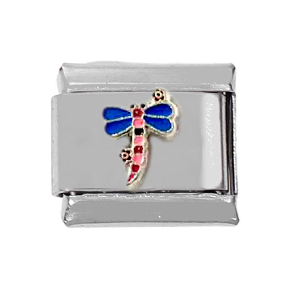 Wholesale 5pcs Italian Charm Bracelet Charm Module Stainless Steel Bow Love Bracelet 9mm DIY Pattern Free Stitching Detachable Composable Bracelet ACC-BT-DaLiang012