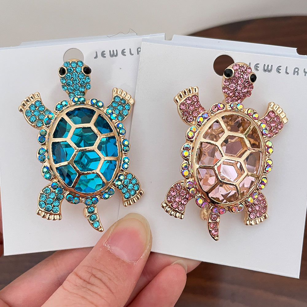 Wholesale Full Diamond Turtle Brooch ACC-BCH-Jicai001