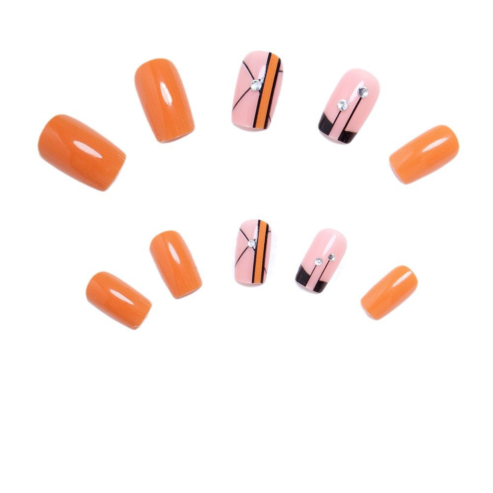Wholesale 24 Pieces/box Halloween Press-on Nails Kits Nail Stickers ACC-NS-XingNai001
