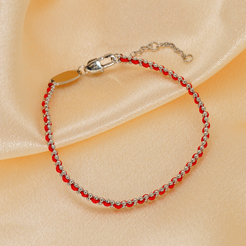 Wholesale Retro Red Rope Bracelet