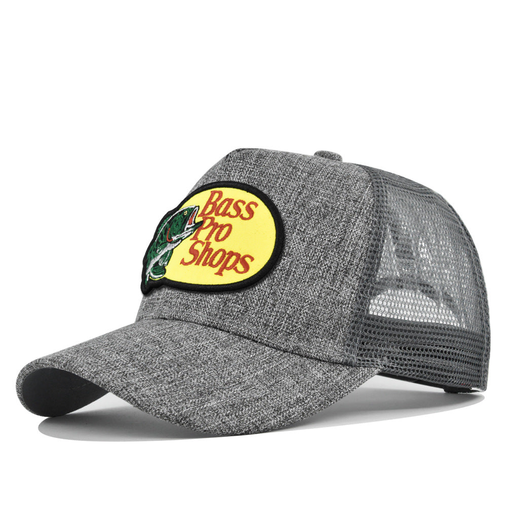 Wholesale Embroidered embroidered beveled hat summer sun visor hat