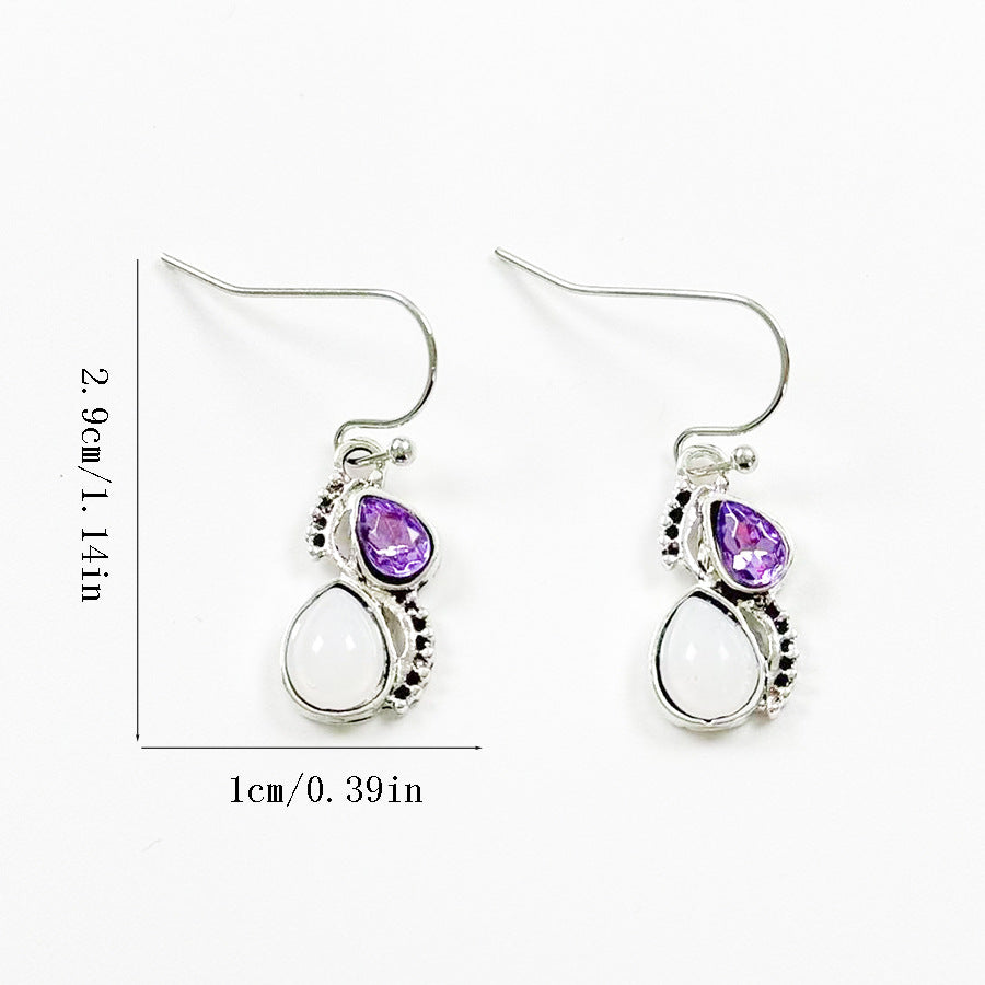 Wholesale Vintage Gemstone Drop Earrings