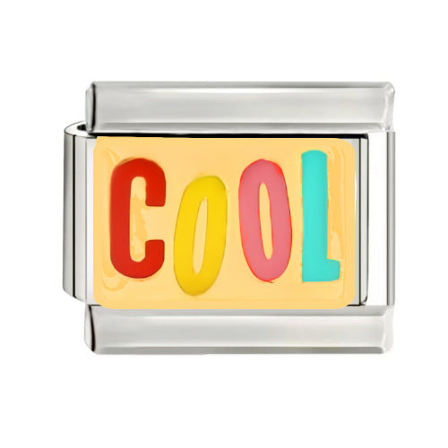 Wholesale italian Charm Starter Bracelets DIY square Single Section Creative Stainless Steel Composable Bracelet