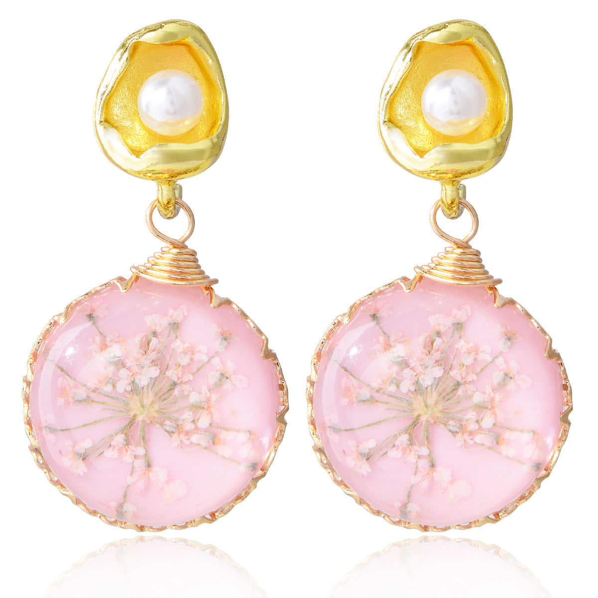 Wholesale Forest Earrings Mother of Pearl Earrings Luxury Earrings ACC-ES-YiN004