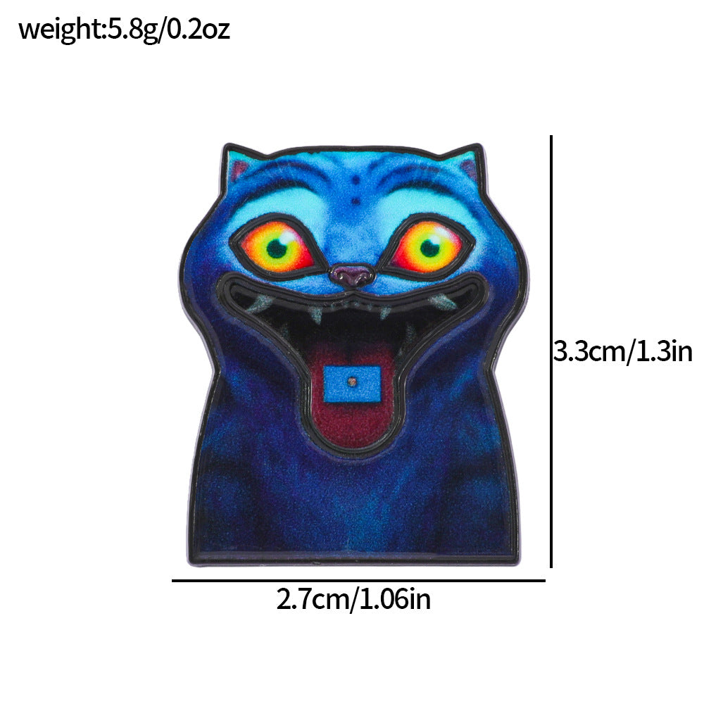 Wholesale Cartoon kpop metal badge alloy printing brooch