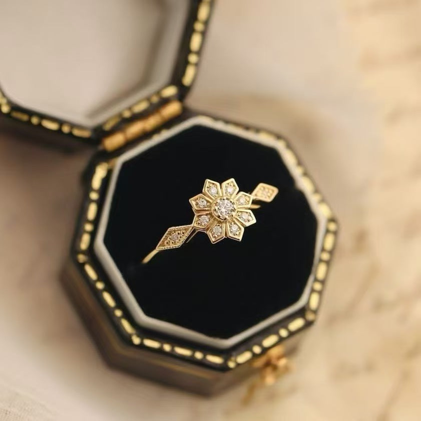 Wholesale Luxury Sunflower Ring