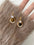 Wholesale Light Luxury Maillard Tiger Eye Tassel Earrings
