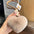 Wholesale Cute Real Rex Rabbit Hair Love Hand Rope wristlet keychain