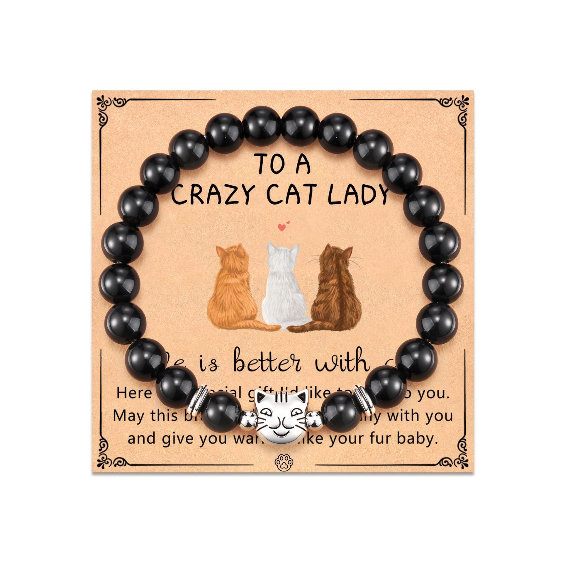 Wholesale Natural Stone Cat Bracelet ACC-BT-Zhongh002