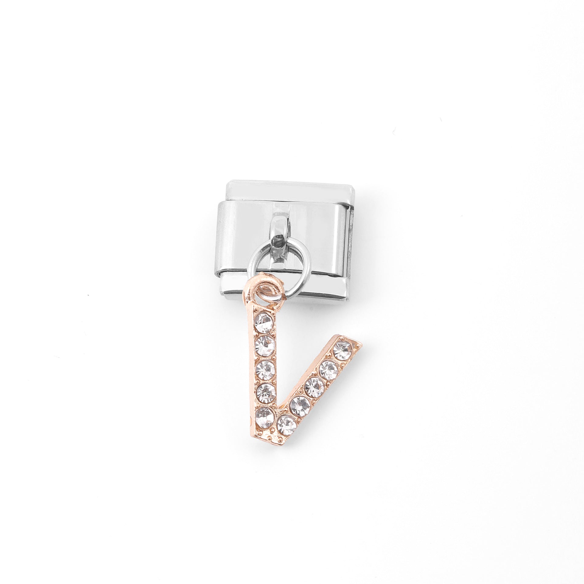 Wholesale 2pcs Italian Charm Bracelet 9mm DIY Spliced Removable Stainless Steel Letters Composable Bracelet ACC-BT-XY027