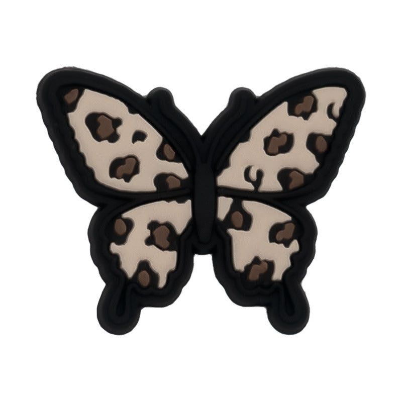 Wholesale Random 100pcs Leopard Print Series Shoes Accessories Shoes Charms