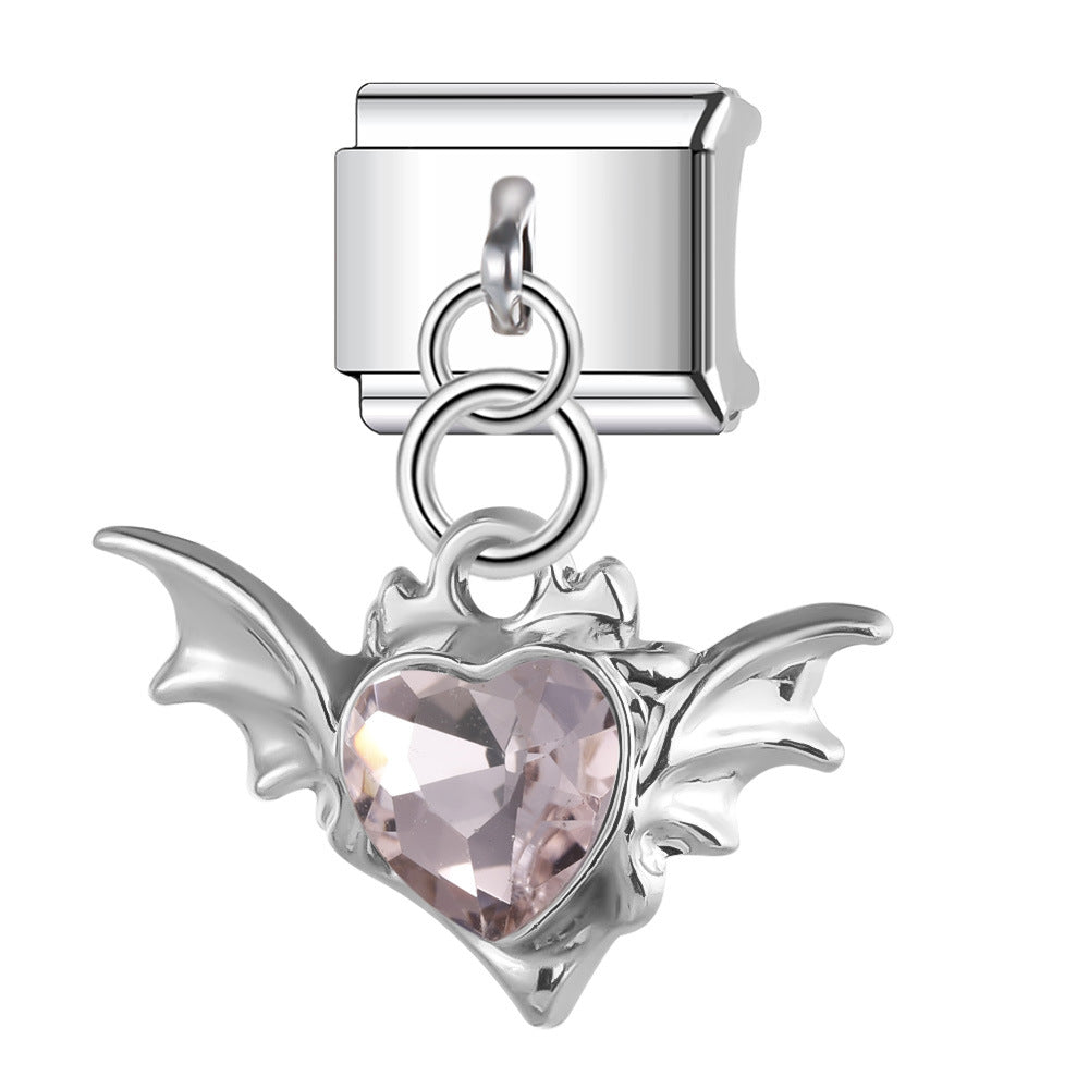 Wholesale  Italian Charm Bracelet 9mm DIY  Pendant Creative Stainless Steel Composable Bracelet