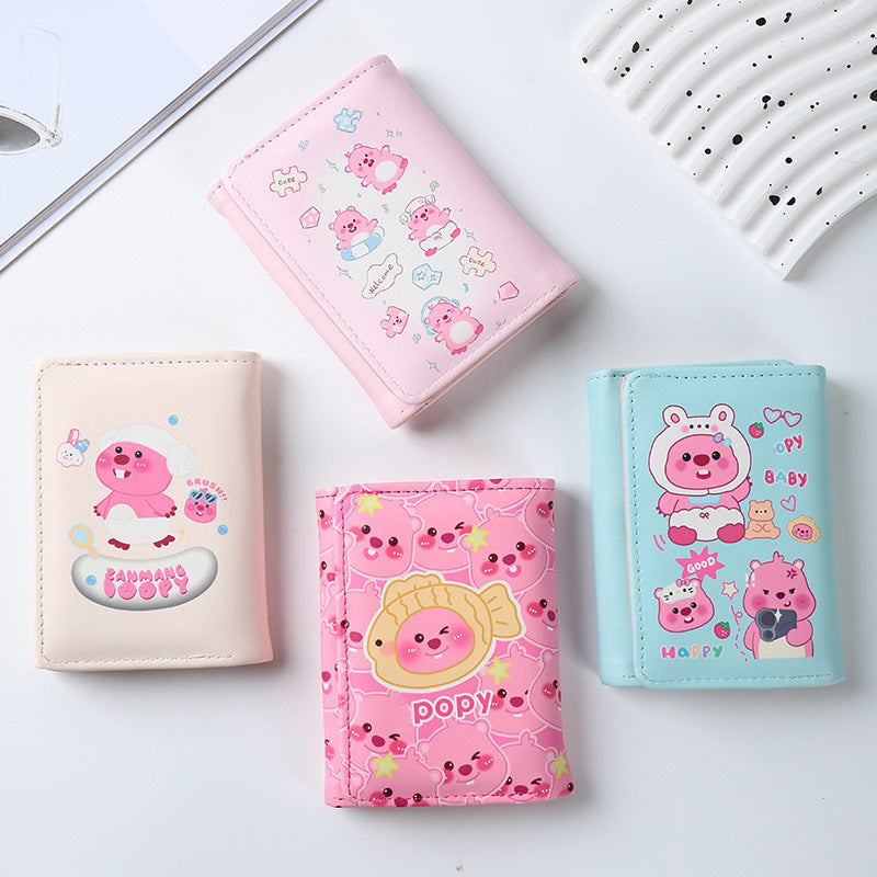 Wholesale Trifold Cute Puppy Wallet ACC-WT-Jial002