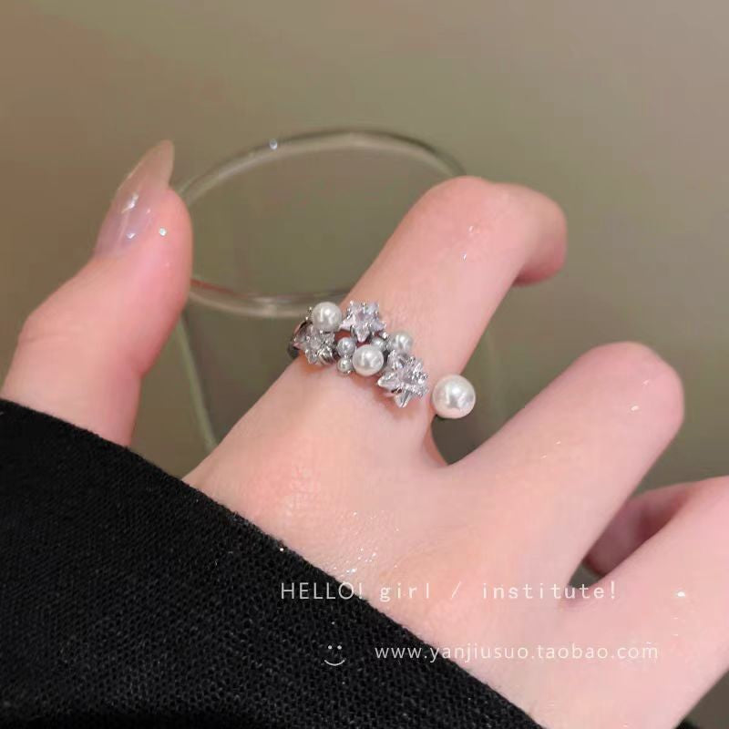 Wholesale Fairy Tale Wedding Ring Set - Adjustable Copper Couple Rings,  Unisex Electroplated,  Jewelry Accessory for Boutique Resale
