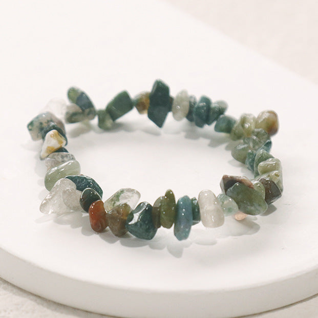 Wholesale Colorful Natural Stone Hand-strung Bracelet