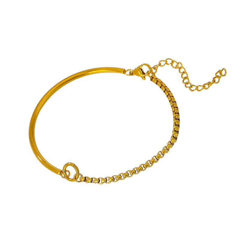 Wholesale Stainless steel bracelet light luxury high-end jewelry