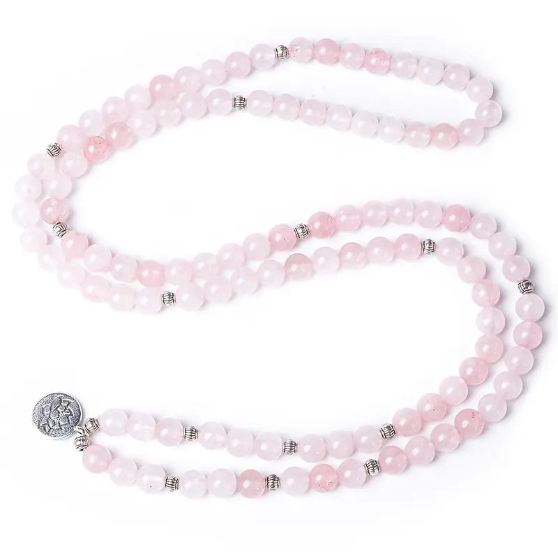 Großhandel natürliche rosa Kristallarmbandketten